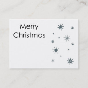 Joyeux Carte de visite de Noël