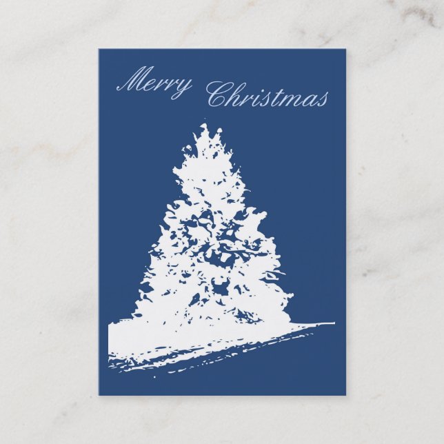 Joyeux Carte de visite de Noël (Devant)