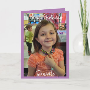 Joyeux Carte photo d'anniversaire