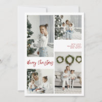 Joyeux Carte photo de famille de Noël