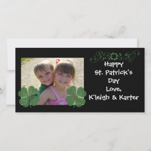 Joyeux Carte photo de la Saint Patrick