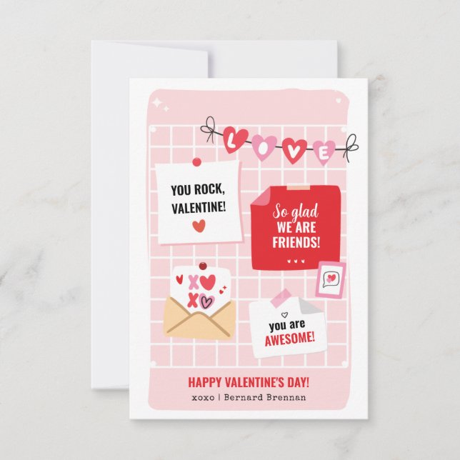 Joyeux Carte photo de la Saint Valentin (Devant)