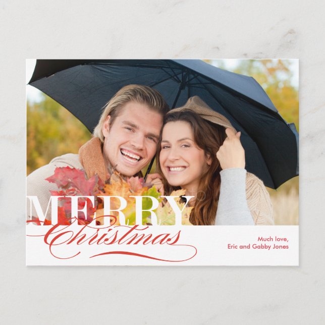 Joyeux Carte photo de Noël (Devant)