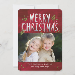 Joyeux Carte photo de Noël