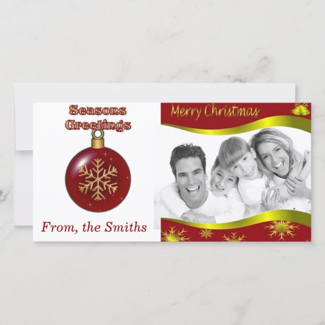 Joyeux Carte photo de Noël (Devant)