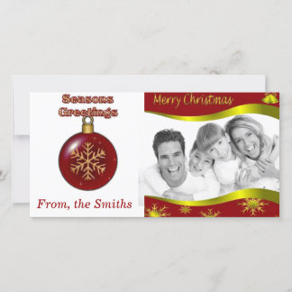 Joyeux Carte photo de Noël