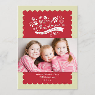 Joyeux Carte photo de Noël