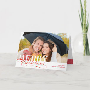 Joyeux Carte photo de Noël