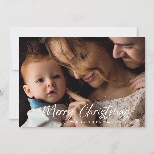 Joyeux Carte photo de Noël (Devant)