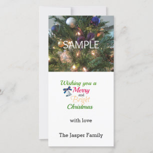 Joyeux Carte photo de Noël