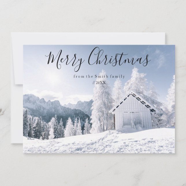 Joyeux Carte photo de Noël (Devant)