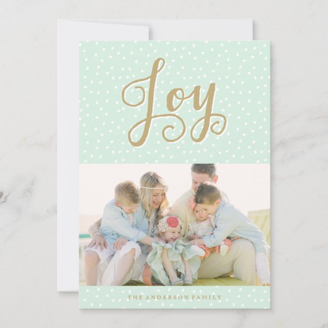 Joyeux | Carte photo de vacances (Devant)