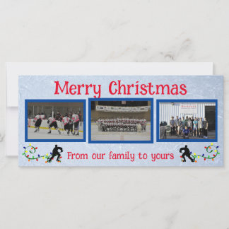 Joyeux Carte photo plat de Noël