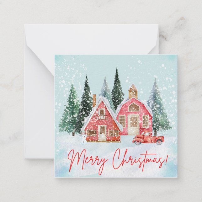 Joyeux Carte pour notes de Noël (Devant)