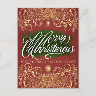 joyeux cartes d'invitation noël