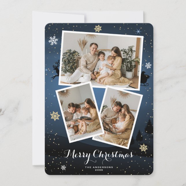 Joyeux Cartes photos de Noël (Devant)