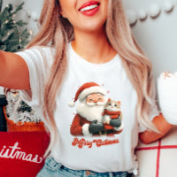 Joyeux Catmas Père Noël et T-shirt Chat