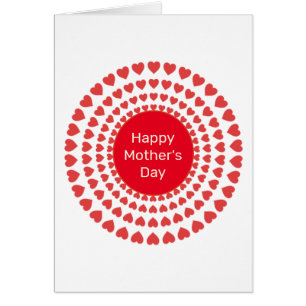 Joyeux Cercle de coeur de la Fête des Mères Mandal