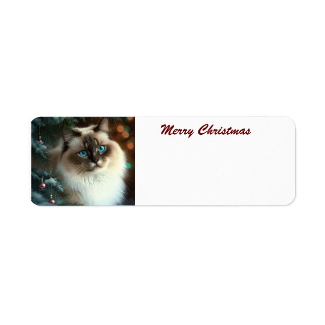 Joyeux chat de Noël (Devant)