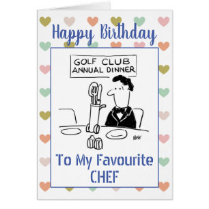 Joyeux chef d'anniversaire