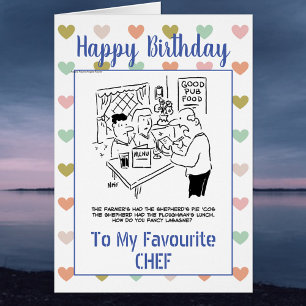 Joyeux chef d'anniversaire