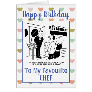 Joyeux chef d'anniversaire