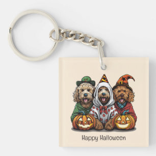 Joyeux chien d'Halloween Goldendoodle