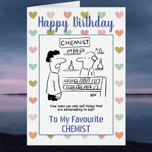 Joyeux chimiste d'anniversaire