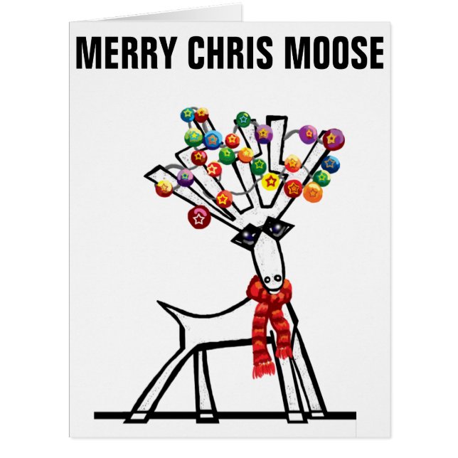 Joyeux Chris Moose vous deux (Devant)