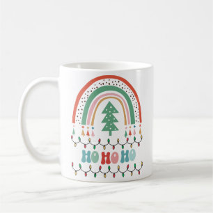 Joyeux chritmas hoho arc-en-ciel tasse de café