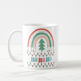 Joyeux chritmas hoho arc-en-ciel tasse de café