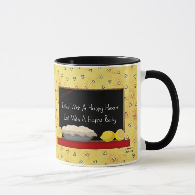 Joyeux coeur Happy Belly Mug (Droite)