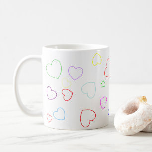 Joyeux Coeur Joueur Et Coloré Mug