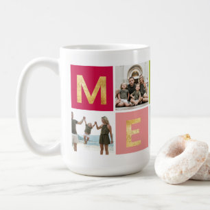 Joyeux coloré Multi Photo Holiday Mug