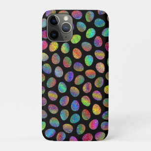 Joyeux coque iphone d'oeufs coloré de Pâques