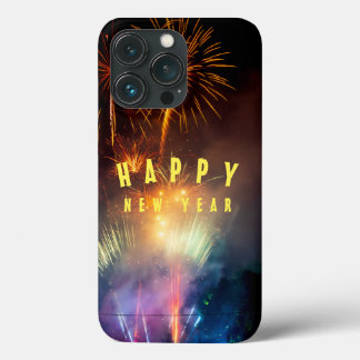 Joyeux coque iphone du feu d'artifice du Nouvel An