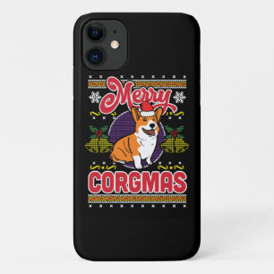 Joyeux Corgmas Ugly Christmas Corgi Dog Lover iPhone 11 Case
