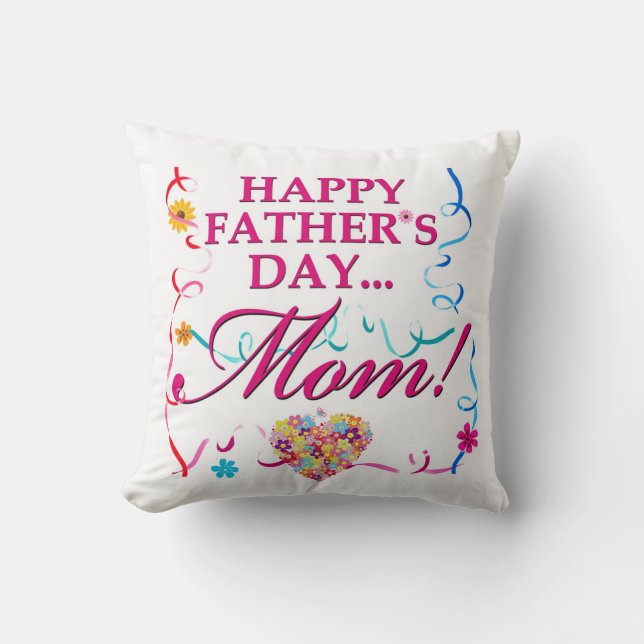 Joyeux Coussin de Fête des pères (Recto)