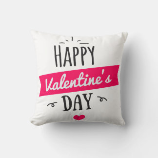 Joyeux coussin de jour des valentines