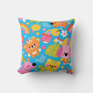 Joyeux Coussin de la jungle - Coussin coloré pour