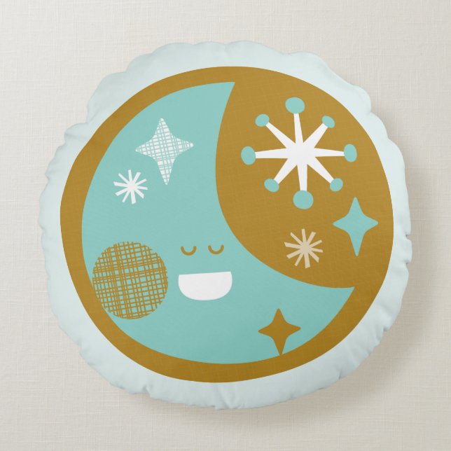 Joyeux coussin Lune (Devant)