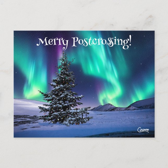Joyeux croisement postal - Carte postale (Devant)
