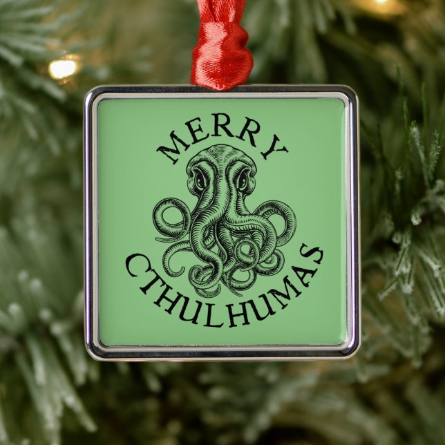 Joyeux Cthulhumas Lovecraft Cthulhu métal ornement (Arbre)