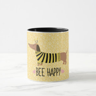 Joyeux Dachshund Bumblebee Mug