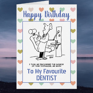 Joyeux dentiste d'anniversaire