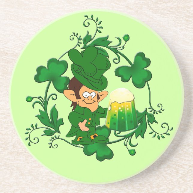 Joyeux Dessous de verre Leprechaun (Devant)
