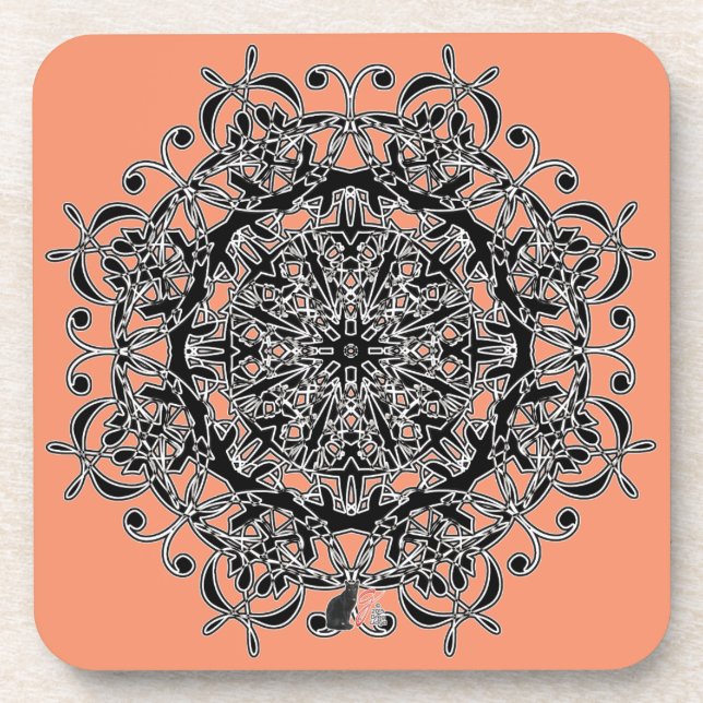 Joyeux Dessous de verre Octa Glyph Dusk (Devant)
