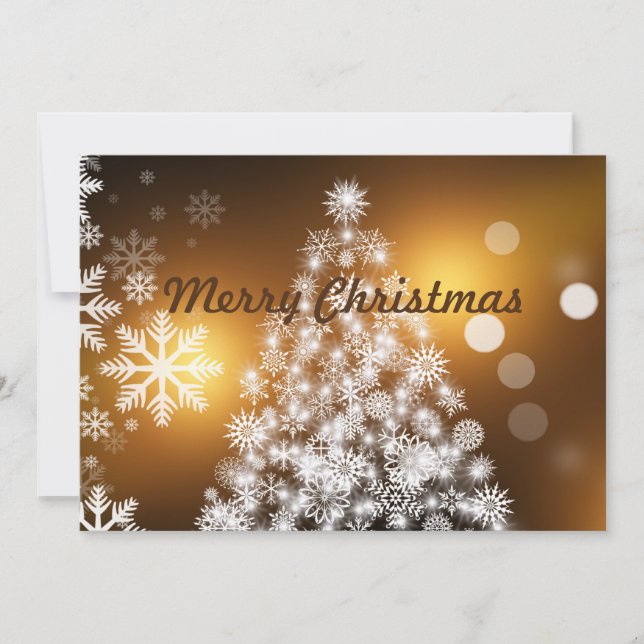 Joyeux devis de Noël avec carte de vacances en tex (Devant)