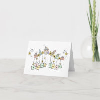 Joyeux Doodles de maison, carte de réchauffement d