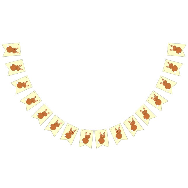 Joyeux drapeau de Bunny Bunny de Pâques (Tout)